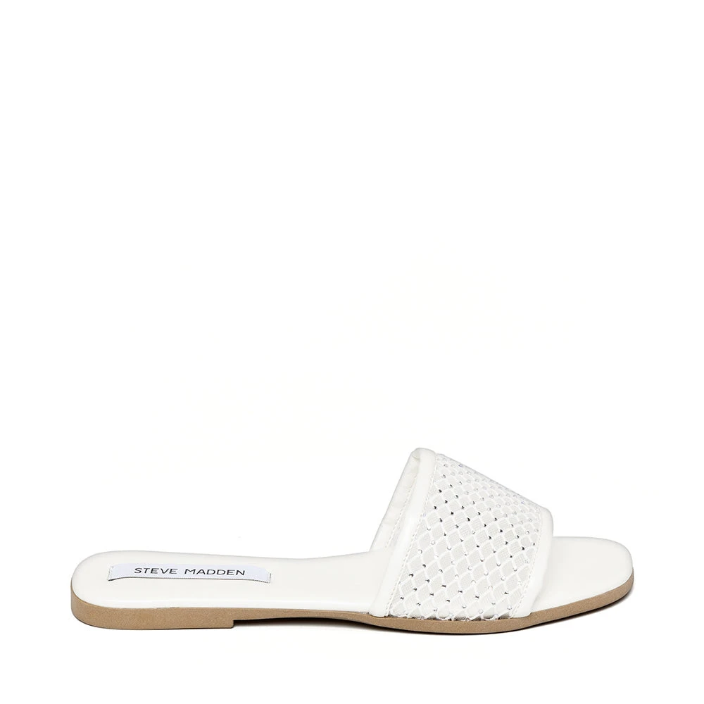 Steve Madden Averlee Slide White 3 Steve Madden Averlee Slide White