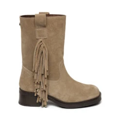 Steve Madden Benedict F Boot Taupe Suede