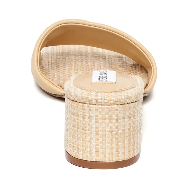 Steve Madden Blanche Slide Natural Leahter 7 Steve Madden Blanche Slide Natural Leahter - Image 5