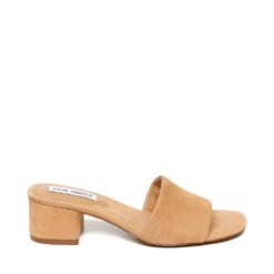 Steve Madden Blanche Slide Tan Nubuck
