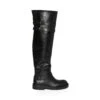 Steve Madden Brave Boot Black Leather -Steve Madden Shop BRAVE BLACK LEATHER 011