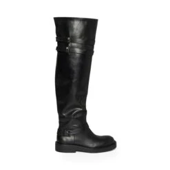 Steve Madden Brave Boot Black Leather