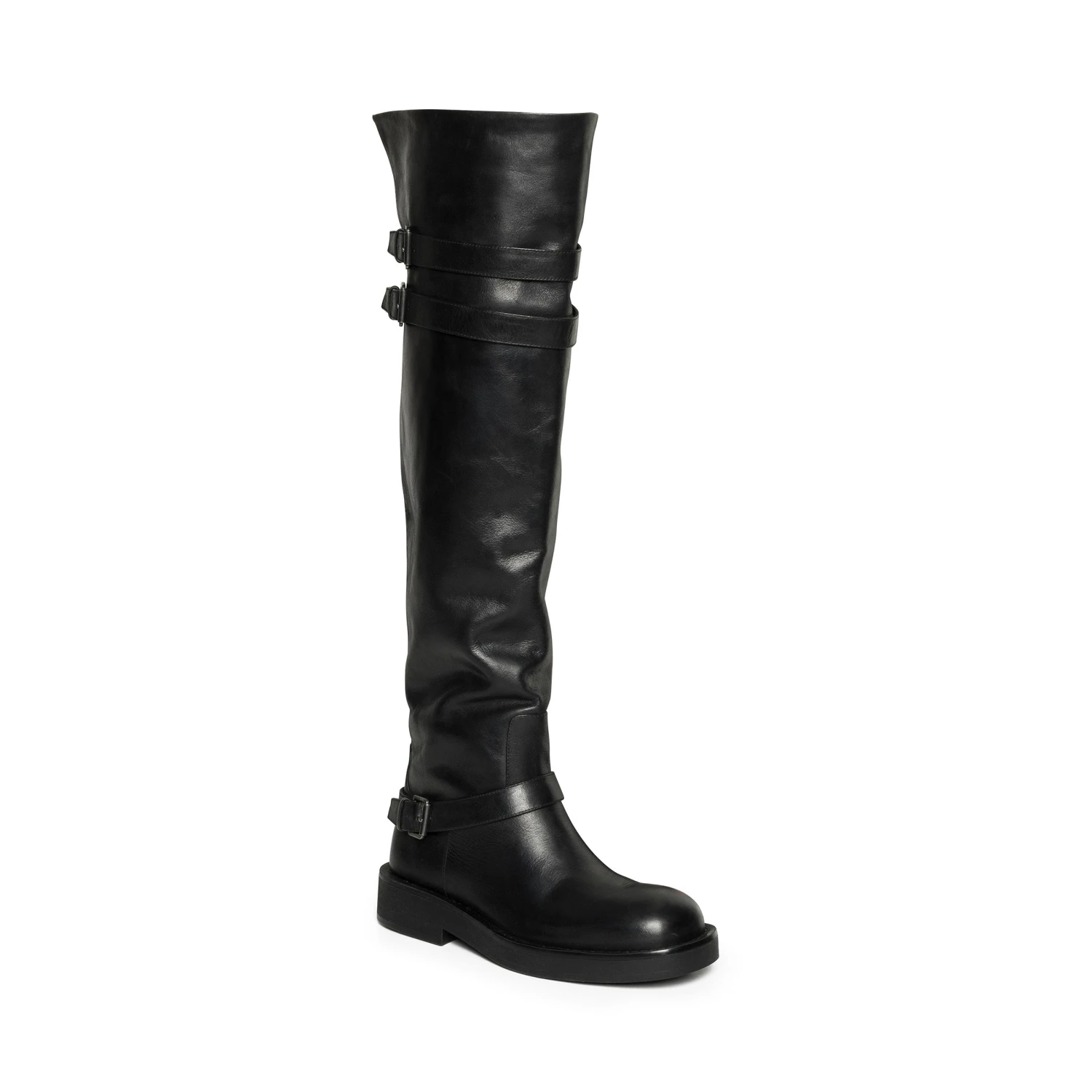 Steve Madden Brave Boot Black Leather 5 Steve Madden Brave Boot Black Leather - Image 3