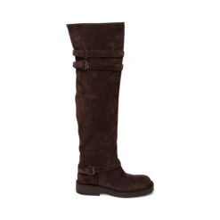 Steve Madden Brave Boot Brown Suede