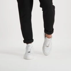 Brent White Leather -Steve Madden Shop BRENT WHITE 01