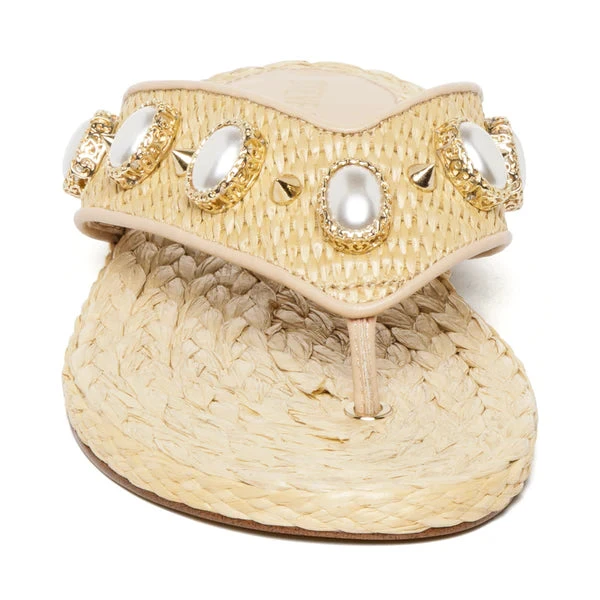 Steve Madden Cecca Slide Natural 5 Steve Madden Cecca Slide Natural - Image 3