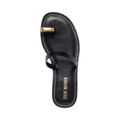 Steve Madden Copse Slide Black Leather 11 Steve Madden Copse Slide Black Leather -Steve Madden Shop COPSE BLACK LEATHER 06 web