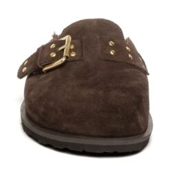 Steve Madden Evergreen Mules Brown Suede -Steve Madden Shop EM 7760 BROWN 03