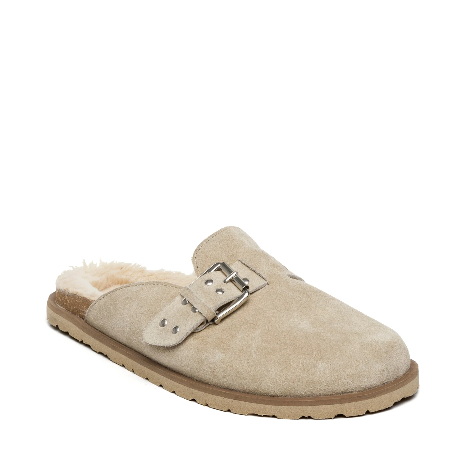 Steve Madden Evergreen Mules Sand Suede 4 Steve Madden Evergreen Mules Sand Suede - Image 2