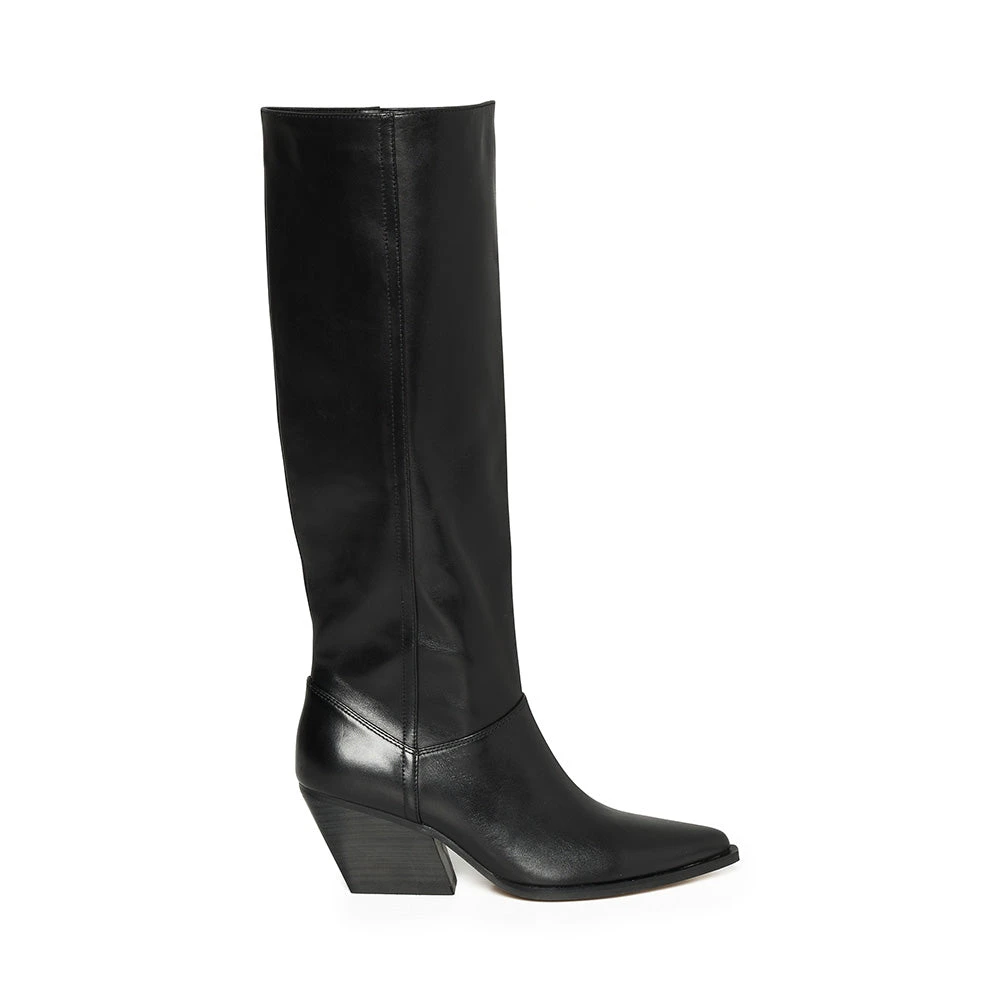 Steve Madden Extreme Boot Black Leather 3 Steve Madden Extreme Boot Black Leather