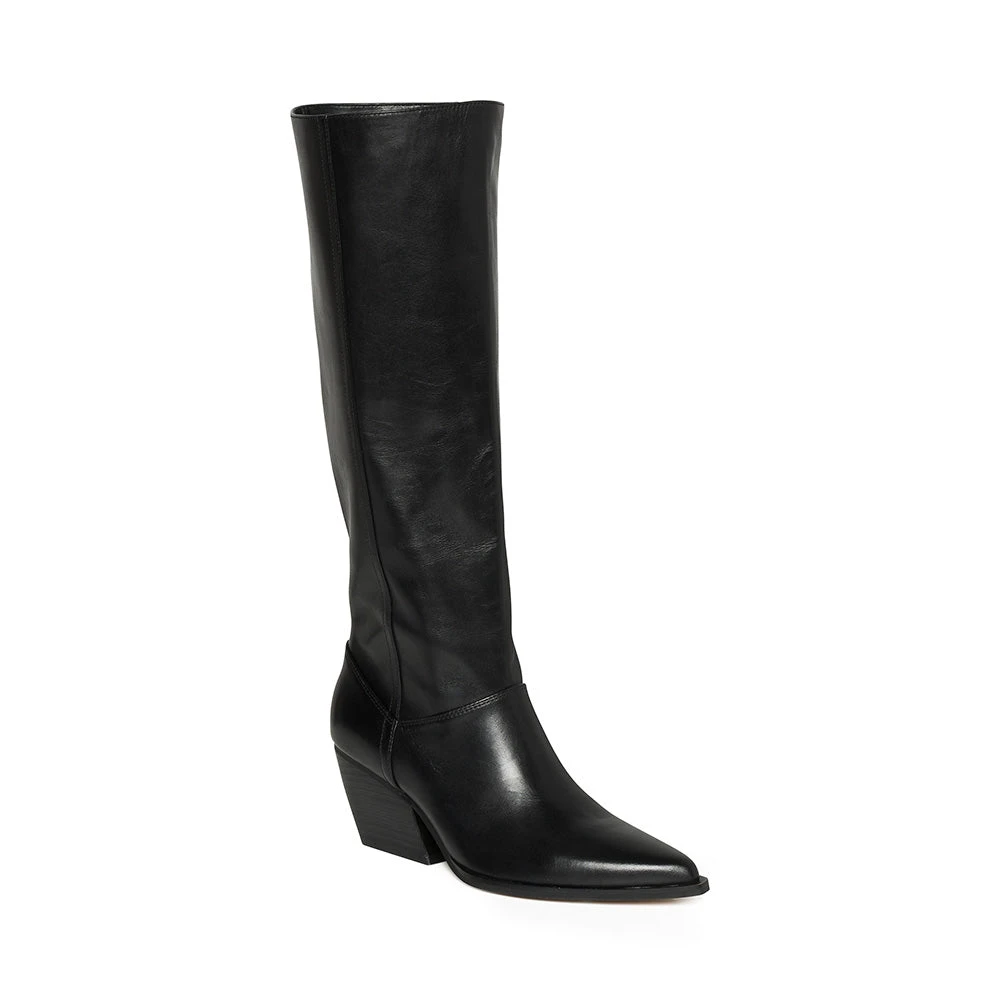 Steve Madden Extreme Boot Black Leather 5 Steve Madden Extreme Boot Black Leather - Image 3
