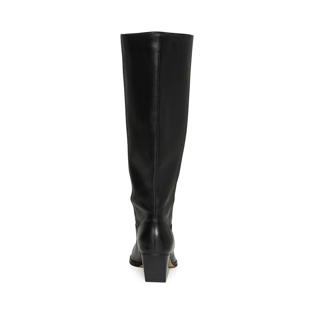Steve Madden Extreme Boot Black Leather 7 Steve Madden Extreme Boot Black Leather - Image 5