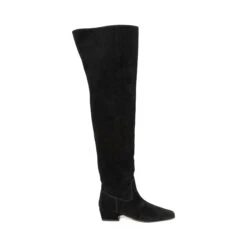 Steve Madden Fly Boot Black Suede