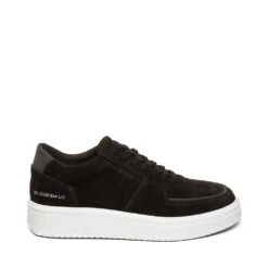 Flynn Trainer Black Suede