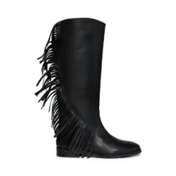 Steve Madden Nigella Boot Black Leather