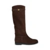 Steve Madden Novi Boot Dk Brown -Steve Madden Shop NOVI DKBROWN SUEDE 01