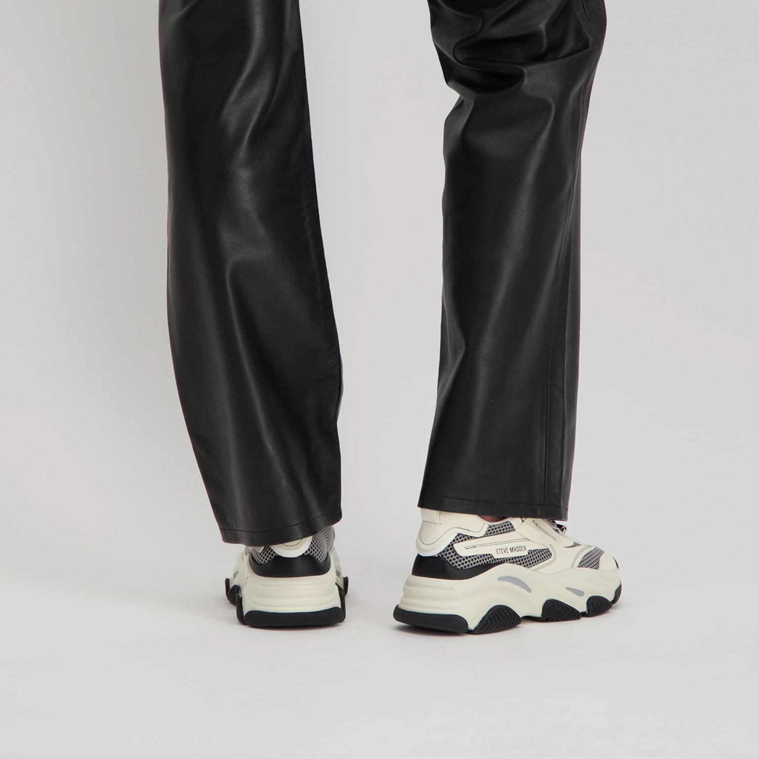 Steve Madden Possession E Trainer Black Bone 4 Steve Madden Possession E Trainer Black Bone - Image 2