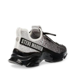 Steve Madden Mistica Trainer Black Silver -Steve Madden Shop SM11002320 04004 915 05