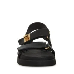 Steve Madden Mona Sandal Black Leather -Steve Madden Shop SM11002535 03001 017 03