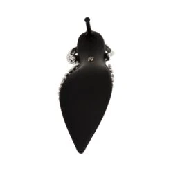 Steve Madden Vamper Sandal Black Satin -Steve Madden Shop SM11002577 04003 486 07