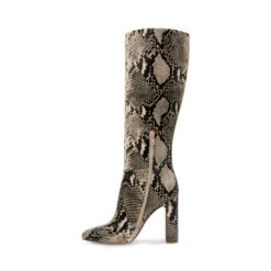 Steve Madden Ally Boot Lt Beige Snake -Steve Madden Shop SM11002627 02002 27J 04