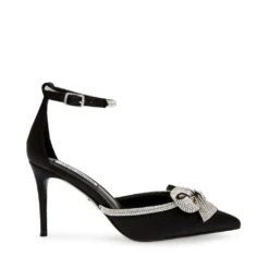 Steve Madden Lumiere Sandal Black Satin
