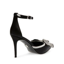 Steve Madden Lumiere Sandal Black Satin -Steve Madden Shop SM11002640 04003 486 05