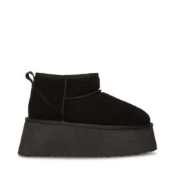 Steve Madden Campfire Bootie Black Suede