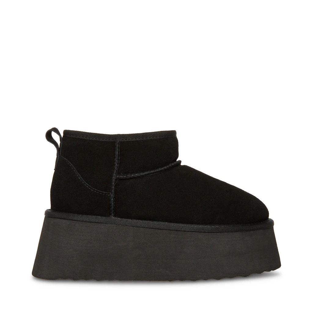 Steve Madden Campfire Bootie Black Suede 3 Steve Madden Campfire Bootie Black Suede