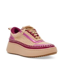 Steve Madden Doubletake Sneaker Rasberry Peach -Steve Madden Shop SM11002798 03008 RP0 02