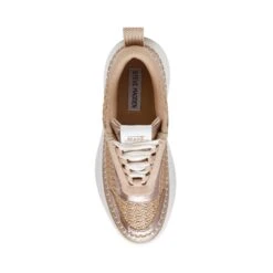 Steve Madden Doubletake Sneaker Buff Gold White -Steve Madden Shop SM11002798 04005 BGW 03