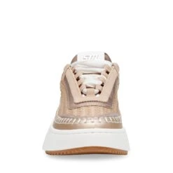 Steve Madden Doubletake Sneaker Buff Gold White -Steve Madden Shop SM11002798 04005 BGW 04