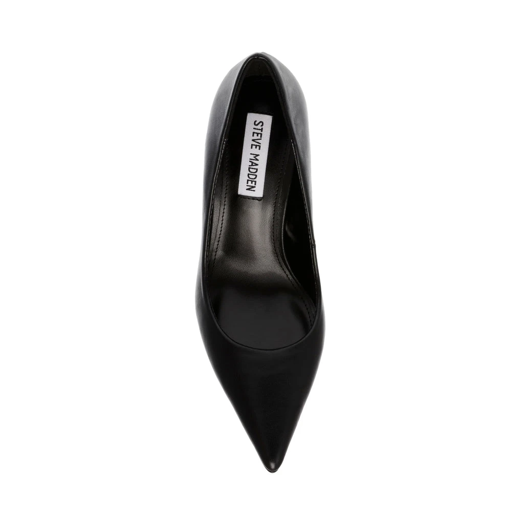 Steve Madden Classie Pump Black Leather 8 Steve Madden Classie Pump Black Leather - Image 6