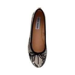 Steve Madden Blossoms Ballerina Lt Beige Snake -Steve Madden Shop SM11002909 02002 27J 06