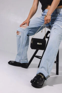 Steve Madden Huddles Loafer Black Leather -Steve Madden Shop SM11002911 03001 017 02