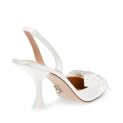 Steve Madden Niteowl P Sandal Ivory Satin -Steve Madden Shop SM11002923 04003 985 03