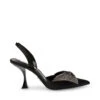 Steve Madden Niteowl Sandal Black Satin 1 Steve Madden Niteowl Sandal Black Satin -Steve Madden Shop SM11002927 04003 486 01