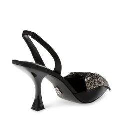 Steve Madden Niteowl Sandal Black Satin -Steve Madden Shop SM11002927 04003 486 05