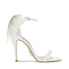 Steve Madden Bellarosa P Sandal Ivory Satin -Steve Madden Shop SM11002931 04003 985 01