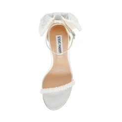 Steve Madden Bellarosa P Sandal Ivory Satin -Steve Madden Shop SM11002931 04003 985 05