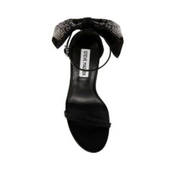 Steve Madden Bellarosa Sandal Black Satin -Steve Madden Shop SM11002932 04003 486 05