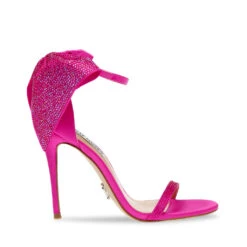 Steve Madden Bellarosa Sandal Magenta Satin