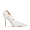 Steve Madden Evelyn L Pump Wht Lace 1 Steve Madden Evelyn L Pump Wht Lace -Steve Madden Shop SM11002940 04004 152 01