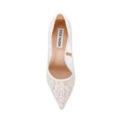 Steve Madden Evelyn L Pump Wht Lace -Steve Madden Shop SM11002940 04004 152 05