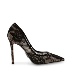 Steve Madden Evelyn L Pump Blk Lace