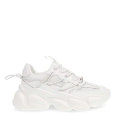 Steve Madden Spectator Trainer White White