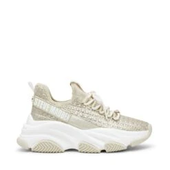 Steve Madden Project Sneaker White Gold