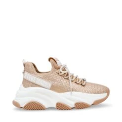 Steve Madden Project Sneaker Bronze Gold Silver
