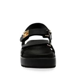 Steve Madden Bigmona Sandal Black Leather 1 -Steve Madden Shop SM11003034 03001 017 03 0d8219a3 8a43 4094 ab38 1a686f8ffd1c