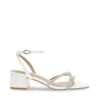 Steve Madden Gabby Sandal Ivory Satin -Steve Madden Shop SM11003037 04003 985 01